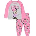 Disney Stitch Frozen Minnie Princess Girls Long Sleeve Shirt and Pants Set