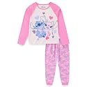 Disney Stitch Frozen Minnie Princess Girls Long Sleeve Shirt and Pants Set