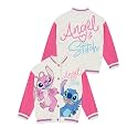 Disney Stitch Jacket For Girls | Lilo And Stitch Girls Jacket | Angel Varsity Jacket