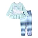 Disney Toddler Girls Clothes Long Sleeve Shirt Leggings 2pcs Outfits Set