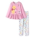 Disney Toddler Girls Clothes Long Sleeve Shirt Leggings 2pcs Outfits Set