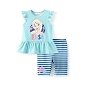 Disney Toddler Girls Clothes Long Sleeve Shirt Leggings 2pcs Outfits Set