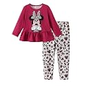Disney Toddler Girls Clothes Long Sleeve Shirt Leggings 2pcs Outfits Set