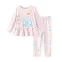 Disney Toddler Girls Clothes Long Sleeve Shirt Leggings 2pcs Outfits Set