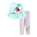 Disney Toddler Girls Clothes Long Sleeve Shirt Leggings 2pcs Outfits Set