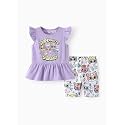 Disney Toddler Girls Clothes Long Sleeve Shirt Leggings 2pcs Outfits Set