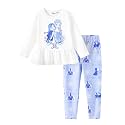 Disney Toddler Girls Clothes Long Sleeve Shirt Leggings 2pcs Outfits Set