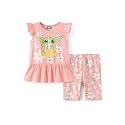 Disney Toddler Girls Clothes Long Sleeve Shirt Leggings 2pcs Outfits Set