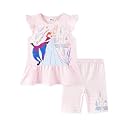 Disney Toddler Girls Clothes Long Sleeve Shirt Leggings 2pcs Outfits Set