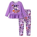 Disney Toddler Girls Clothes Long Sleeve Shirt Leggings 2pcs Outfits Set