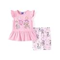 Disney Toddler Girls Clothes Long Sleeve Shirt Leggings 2pcs Outfits Set