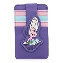 Disney Vegan Leather Wallet, ID Card Holder, Alice in Wonderland Little Oyster Purple Pink Light Blue