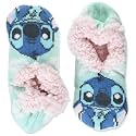 Disney Women's Lilo &amp; Stitch Teddy Fur Slipper Socks