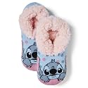 Disney Women's Lilo &amp; Stitch Teddy Fur Slipper Socks