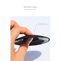 DISOLVE Present Nipple Covers for Women Reusable Adhesive Silicone Pasties Round petal Free Size Black Color