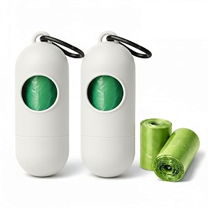 Dispenser Poop Bags White