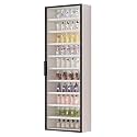 Display Cabinets, Multi-Tier Curio Storage Shelving with Glass Doors, Figures Dolls Model Wooden Display Case, Collectibles Organizers Rack, Home Playroom Showcase(White,40x