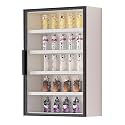 Display Cabinets, Multi-Tier Curio Storage Shelving with Glass Doors, Figures Dolls Model Wooden Display Case, Collectibles Organizers Rack, Home Playroom Showcase(White,30x