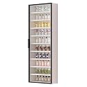 Display Cabinets, Multi-Tier Curio Storage Shelving with Glass Doors, Figures Dolls Model Wooden Display Case, Collectibles Organizers Rack, Home Playroom Showcase(White,30x