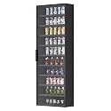 Display Cabinets, Multi-Tier Curio Storage Shelving with Glass Doors, Figures Dolls Model Wooden Display Case, Collectibles Organizers Rack, Home Playroom Showcase(Red,40x14