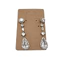 The Display Guys Various Hanging Earring Display Cards, Jewelry Display Pack of 100 pcs (2"x3" Inch, Kraft)