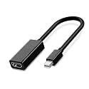 Displayport to HDMI Cable 4k TV Projector Projetor DP 1.4 Display Port Converter for Air Pro(1080P Black)