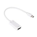 Displayport to HDMI Cable 4k TV Projector Projetor DP 1.4 Display Port Converter for Air Pro(4k White)