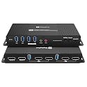 Displayport Kvm Switch Edid 2 Monitors 2 Computers 4k 144hz Hotkey Switching Kvm displayport edid 1440p 120hz 144hz 165hz 240hz Dual Monitor DP1.4 Hotkey