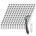 Disposable Razors Bulk, with Shaving Cream (100-PACK)