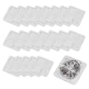 Disposable Shower Drain Hair Catcher, 2026 New Drain Mesh Cover Bathroom Shower Disposable Hair Drain Stickers, Drain Protecto for Kitchen Bathroom Laundry for Human and pet Hair (20)