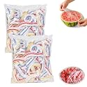 Disposable Stretch Food Covers for Bowls &amp; Plates, Elastic Food Covers, 200