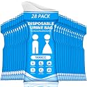Disposable Urine Bag for Travel - 900ML Portable Pee Bags for Women Men 8/12/20/24/28 PCS Emergency Vomit Bags Urinal Toilet for Car Camping, Road Trip,Traffic Jam, Pregnant, Kid, Patient