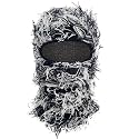 Ezovino Distressed Balaclava Ski Mask, Knitted Full Face Mask for Men/Women