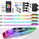 DITRIO 48 Inches Marine Boat Lights,App & Remote Control Multi-Color