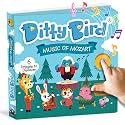 Ditty Bird Musical Books for Toddlers | Fun Classical Music &amp; Nursery Rhyme Book | Mozart Musical Book | Children's Interactive Toddler Books for 1 Year Old to 3 Year Olds | Sturdy Baby Sound Books