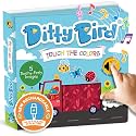 DITTY BIRD Touch & Feel Colors Edition Musical Books | Fun Montessori Toys & Learning Resources | Sensory Toys for Kids | Interactive Toddler Books for 1 Year Old to 3 Year Olds | Sturdy Baby Book