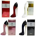 Diva Collection for Women – Set of 4 Eau de Parfum Sprays – 3.4 FL Oz | 100 ml Each – Elegant, Long-Lasting &amp; Feminine Fragrance Gift Set