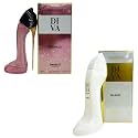 Diva Sparkle &amp; Diva Blanc Spray Perfume Set, 100 ml / 3.4 fl oz Each | Long-Lasting Fragrances | Eau de Parfum | Pack of 2