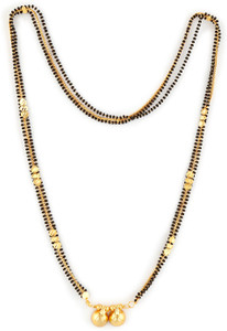 divastri jewellery traditional one gram gold pendant mangal sutra sets chain pendants tanmaniya necklace golden black beads vati mangalsutra for women girls copper brass mangalsutra