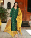 Divastri Women Kurta Pant Dupatta Set