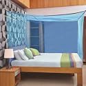 Divayanshi Mosquito Net Blue Polycotton 6x6 Insect Protection Net