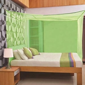divayanshi mosquito net green polycotton 10x65 insect protection net