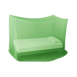 divayanshi foldable polycotton mosquito net machhardani for single bed green 3 x 65 ft  breathable strong amp lightweight  easy setup portable amp ideal for home amp travel