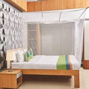 divayanshi mosquito net white polycotton 6x6 insect protection net