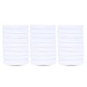 DIVERSA Elastic Hair Rubber Band Polytail Hair Ties For Women and Girls (White, Pack of 100 Pcs)