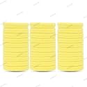 DIVERSA Hair Ties, Ponytail Holders for Thick Thin Hair, Elastic Hair for Women, Girls, No Cease Nylon, Soft Seamless Hair Bands, No Damage (Yellow, Pack of 30 Ps)