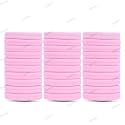 DIVERSA Hair Ties, Ponytail Holders for Thick Thin Hair, Elastic Hair Ties for Women, Girls, No Cease Nylon, Soft Seamless Hair Bands, No Damage (Pink, Pack of 30 Ps)