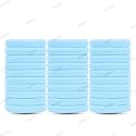 Diversa Seamless Thick Cotton Hair Rubber Bands Durable Elastic Cotton Ties Strechable Ponytail Holders Hair Accessories For Women &amp; Girls (Skyblue, Pack of 30 Ps)