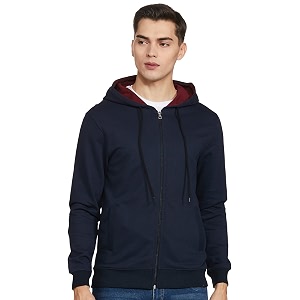 Diverse Mens Cotton Hooded Sweatshirt