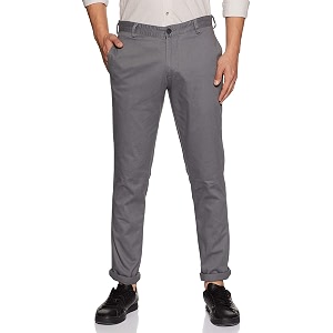Diverse Mens Slim Casual Trousers